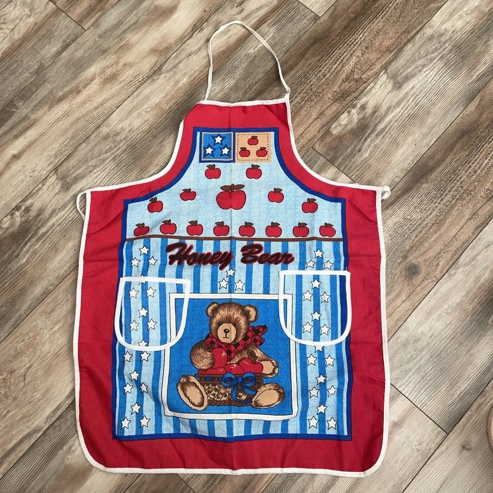 Vintage Apron Unitex Houston Honey‎ Bear